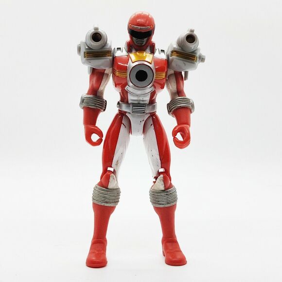 Bandai Power Rangers Operation Overdrive Gyro Launcher Red Ranger 6" Figure - Picture 1 of 2